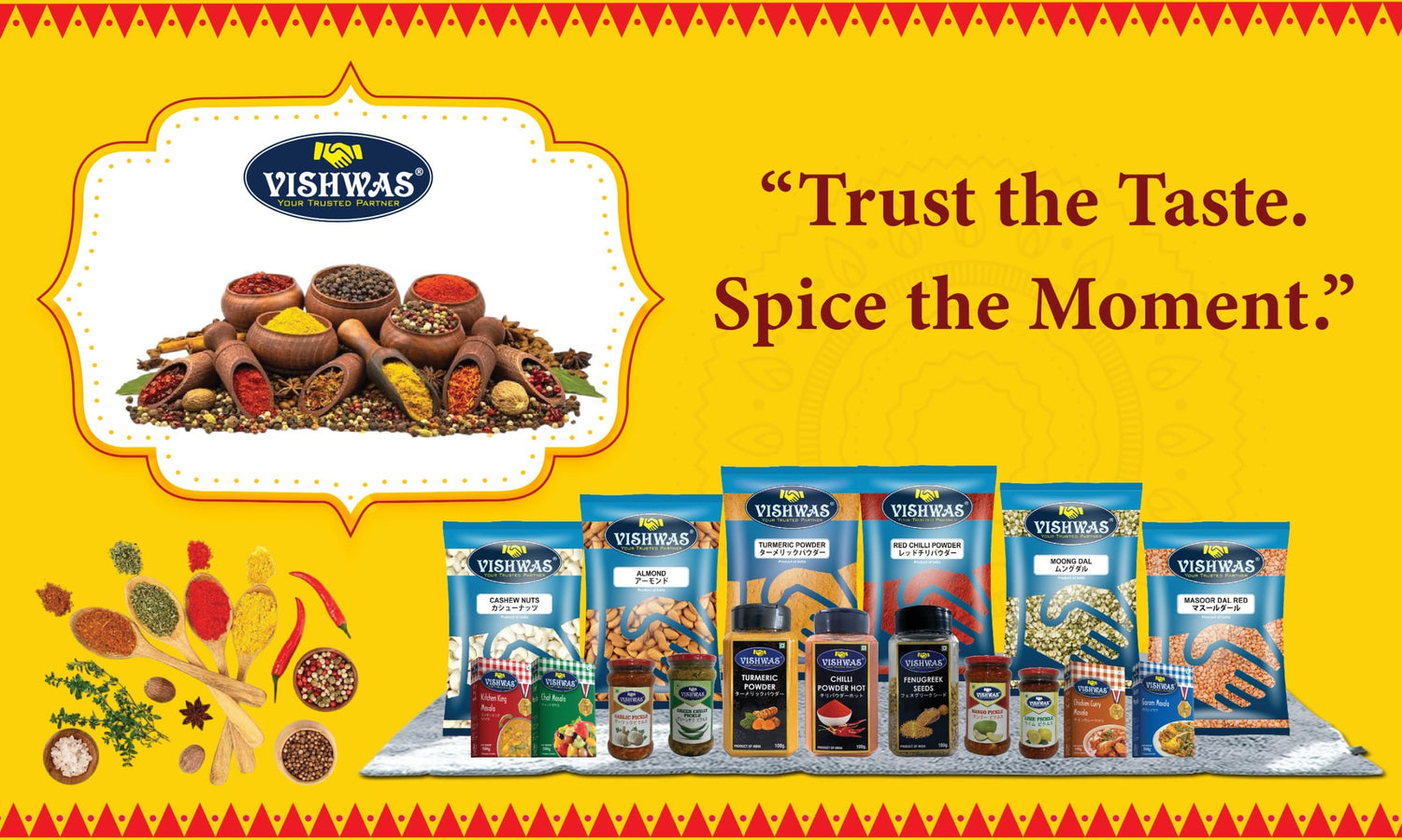 Discover Authentic Indian and Asian Flavours with Vishwas Spices Japan