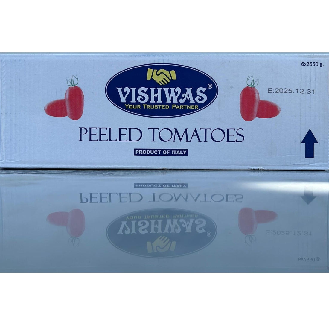ﾄﾏﾄ ﾎｰﾙ TOMATO WHOLE VISHWAS 2.550g - Vishwas Spices