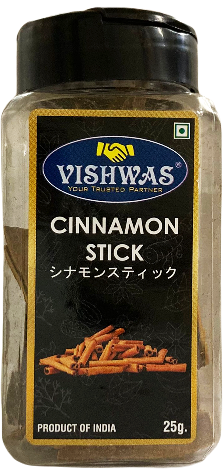 シナモンスティック ボトル 25g CINNAMON STICK 無添加(Additive-free) インド料理素材