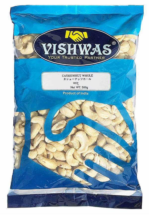 カシューナッツ ホール CASHEWNUT WHOLE 無添加(Additive-free) インド